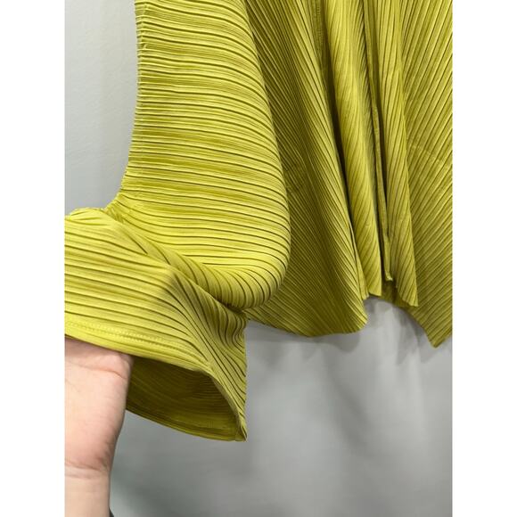 Wynne Layers Womens Pear Pleated Plisse Knit Cardigan Sweater Shrug Plus Size 2X - Picture 4 of 8